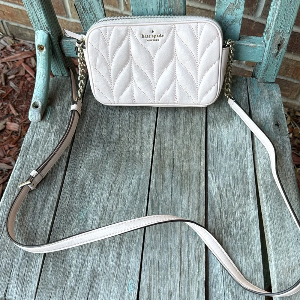 Kate Spade Light Pink Briar Lane Quilted Crossbody Bag